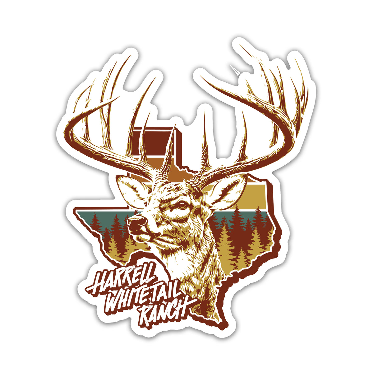 TX Buck Sticker
