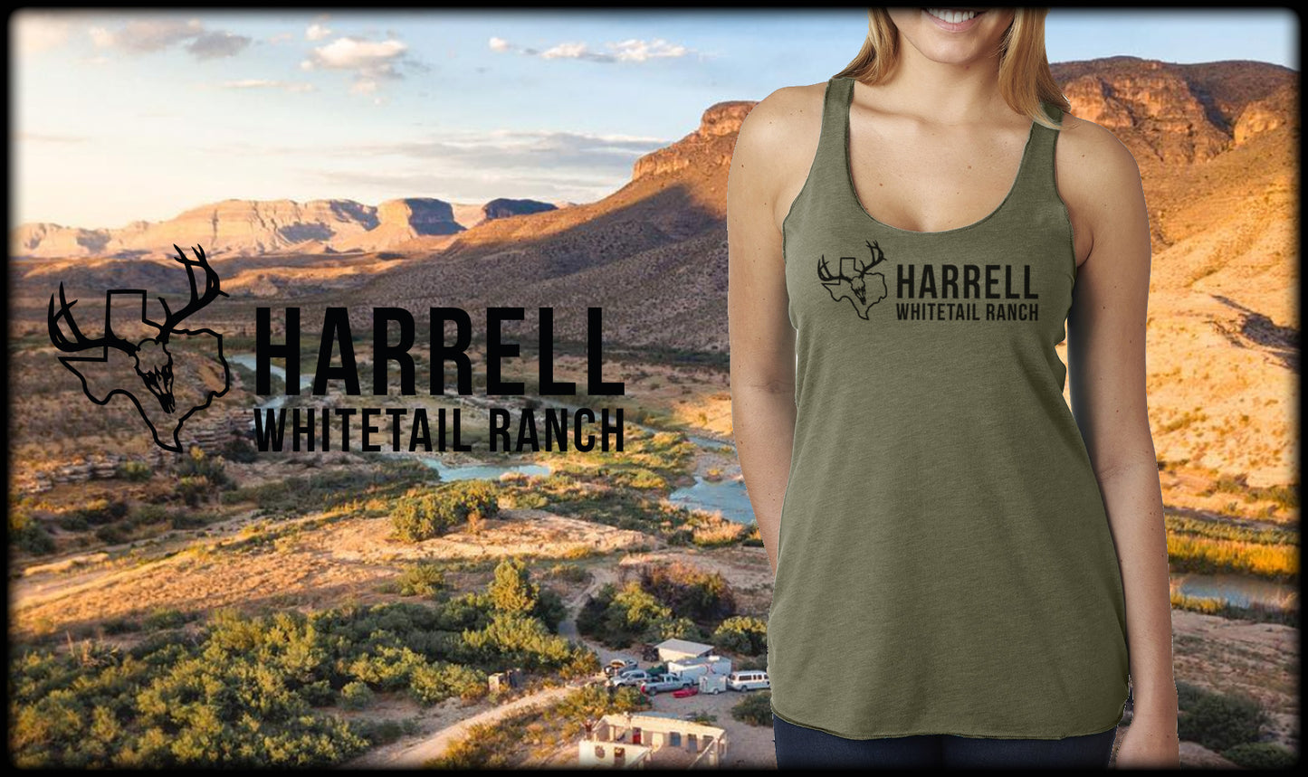 Whitetail Logo Tri-Blend Racerback Tank