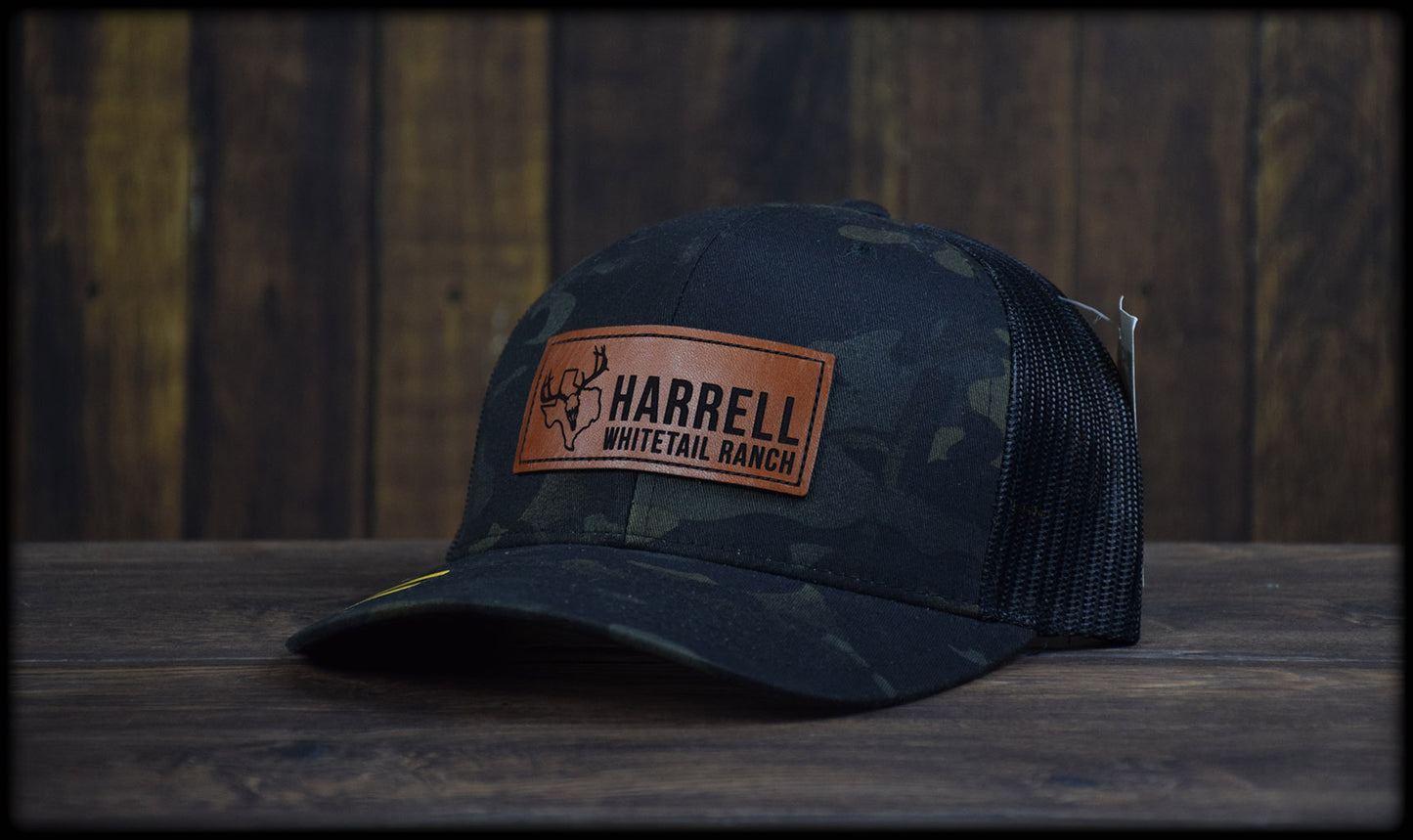Harrell Whitetail Ranch Leather Snap-Back