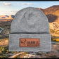 Harrell Whitetail Ranch Leather Beanie