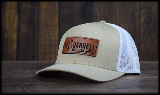 Harrell Whitetail Ranch Leather Snap-Back