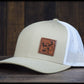 HWR Deer Skull Leather Snap-Back