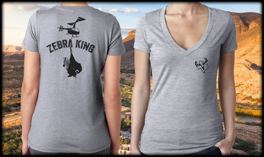 Zebra King V-Neck